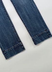 Y2K low rise straight jeans