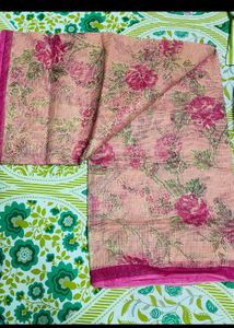 Brand New Pure Kota Doria Saree Without Fall