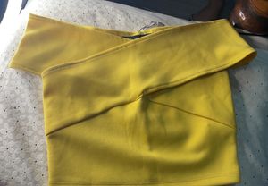 Yellow Crop Top