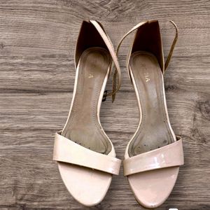 ROGIA Peach Pencil Heels 👠