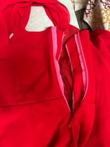 Red Western Gown