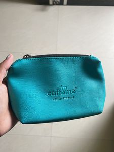 Teal Zipper Pouch