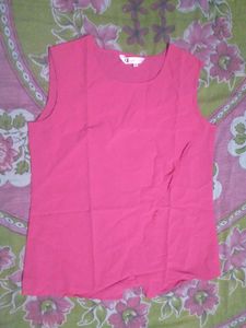 Pink Sleeveless Top