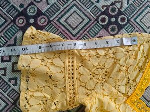 Yellow Lace Dress