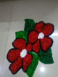 Flower Rangoli Mat