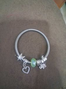 Sparkling Charm Bracelet silver plated