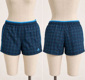 Adidas Plaid Athletic Shorts