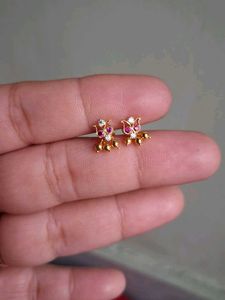 beautiful New earrings gold