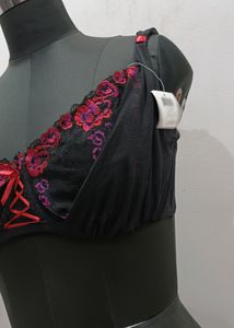 RougeGorge Net Embroidery Wired Bra