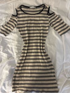 Mango Striped Bodycon Dress