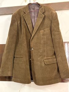 Men Corduroy Blazer - Classic Brown