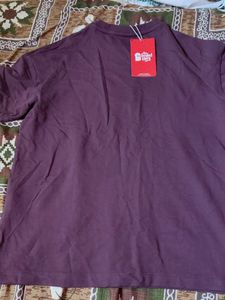 Purple "We're All Mad Here" Graphic Tee