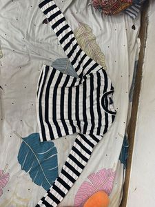Striped Long Sleeve Top