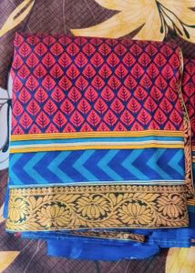 Vibrant Printed Saree