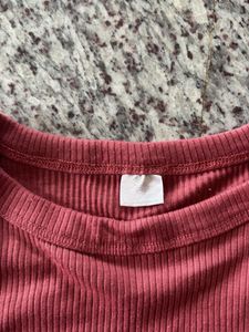 Ribbed Long Sleeve Top