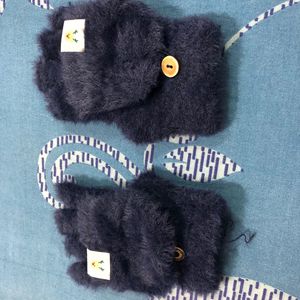Fingerless Gloves With Finger Cover