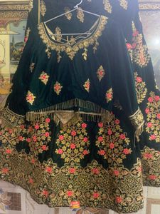 Elegant Velvet Lehenga Set