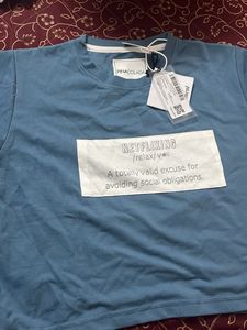 Blue Graphic T-Shirt