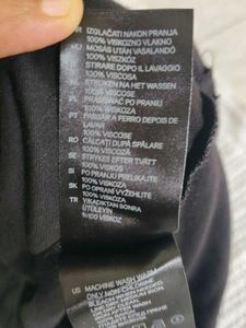 H&amp;M Black Spaghetti Strap Dress