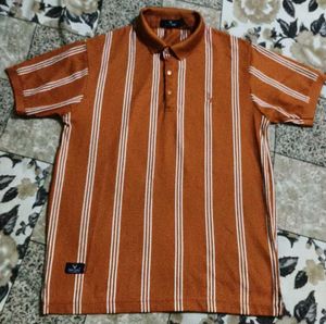 Men's Striped Polo Shirt