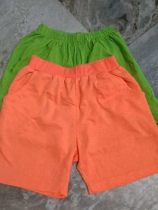 unisex Bundle of 4 Colorful Shorts