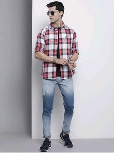 Men's Plaid Casual Shirt