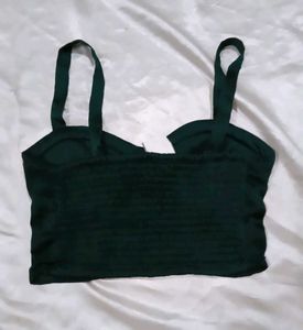 Stylish Satin Crop Top