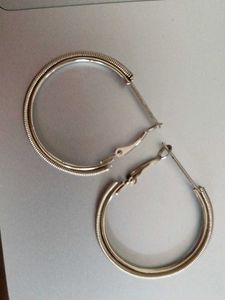 Silver Hoop Earrings