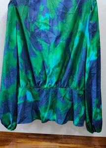 Vibrant Tie-Dye Blouse