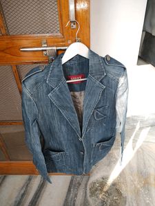 Denim Blazer Very Smart Look Size 38" Nevy Blue Co