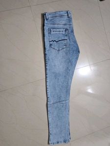 Acid Wash Denim Jeans