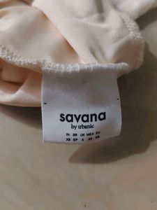 Cream Lace Peplum Top