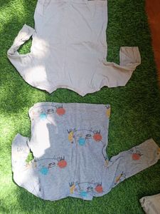 Cute Kids Long Sleeve T-Shirts Set