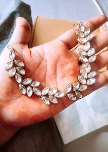 Crystal Leaf Hair Vine