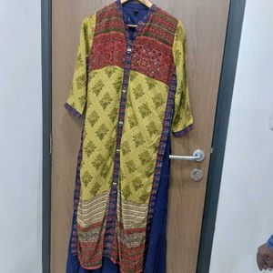Designer Kurta with Contrasting Skirt