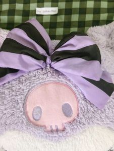 Kawaii Sanrio kuromi face Plushie / Pillow