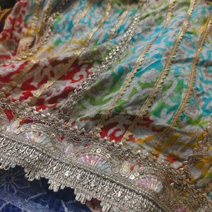 Colorful Kurta Set with Sharara