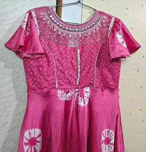 New Pink Ethnic Gown 💖