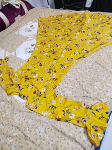 Floral Yellow Dress