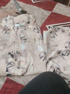 coat set night wear