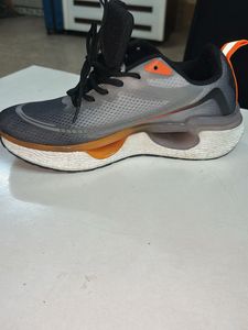 Forca Stylish Grey &amp; Orange Sneakers