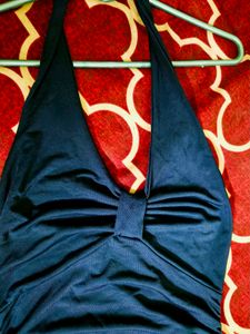 Stunning Ruched Halter Neck Dress