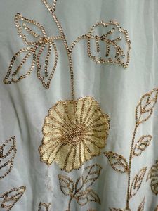 Floral Embroidered Kaftan Kurta