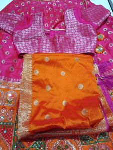 Vibrant Indian Lehenga Skirt
