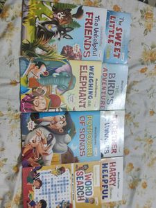 set of 8 story books