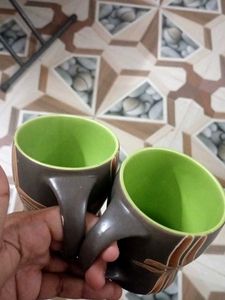 Set of 2 Ceramic Mugs