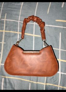 Stylish Ruched Handle Shoulder Bag
