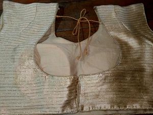 Elegant Striped Silk Blouse