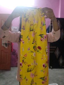Yellow Cord Set For Girl's 10_12years