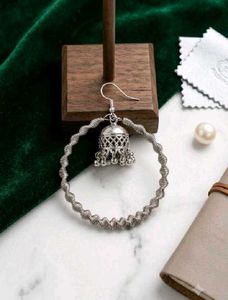 Boho Hoop Jhumka Earrings